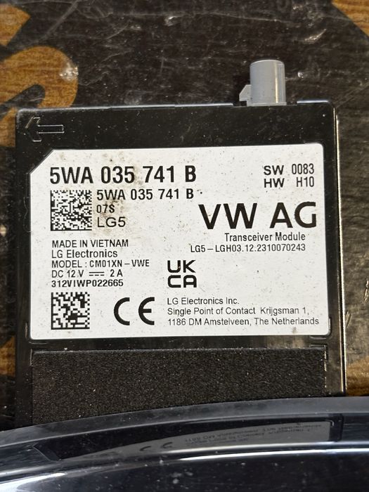 Vw Golf 8 2024 година Модул Антена