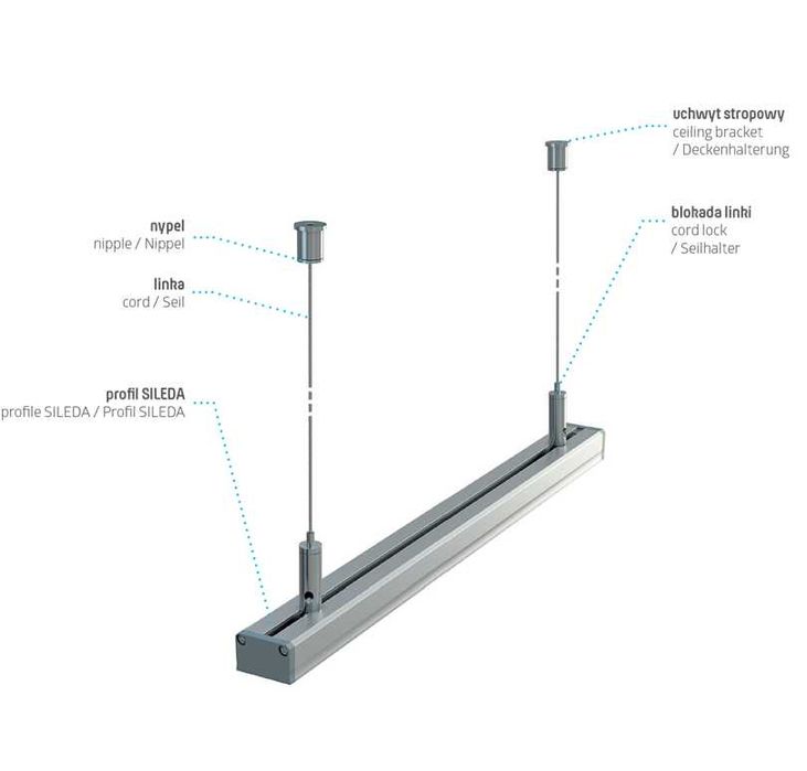 Профиль для освещения Lumines Sileda (Польша)