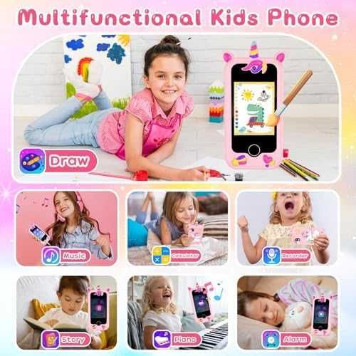 Нова играчка Смарт телефон за деца 3-8 г. с игри, MP3 и двойна камера