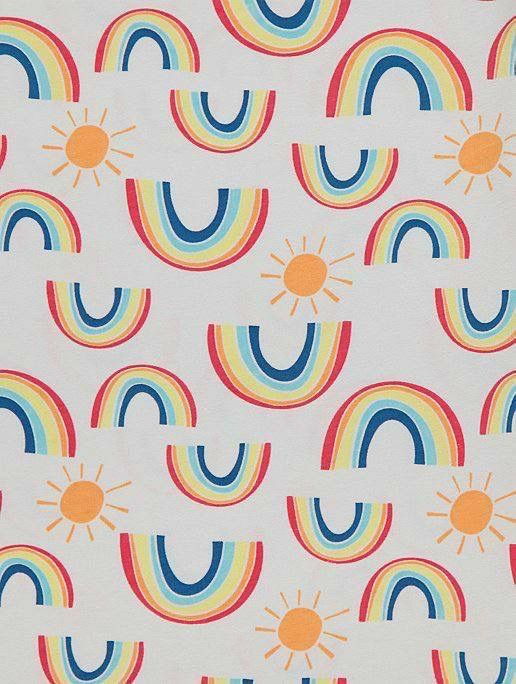 ‼️ Набор из 3 коротких пижам с радужным принтом — Англия, 2-3 года