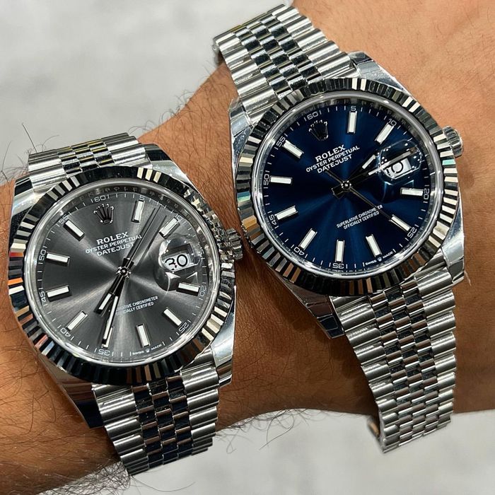 Rolex Date-Just 41mm Blue Dial