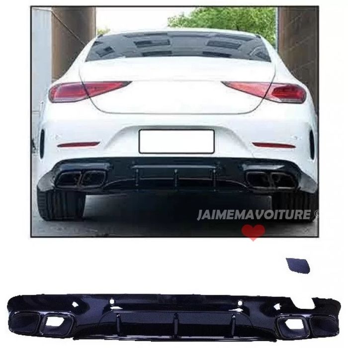 Дифузьор Mercedes CLS C257 W257 2018-2023 63 AMG GT coupe Мерцедес Diffuser Спойлер