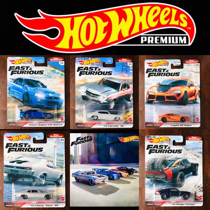 Hot wheels Fast and furious superstars set