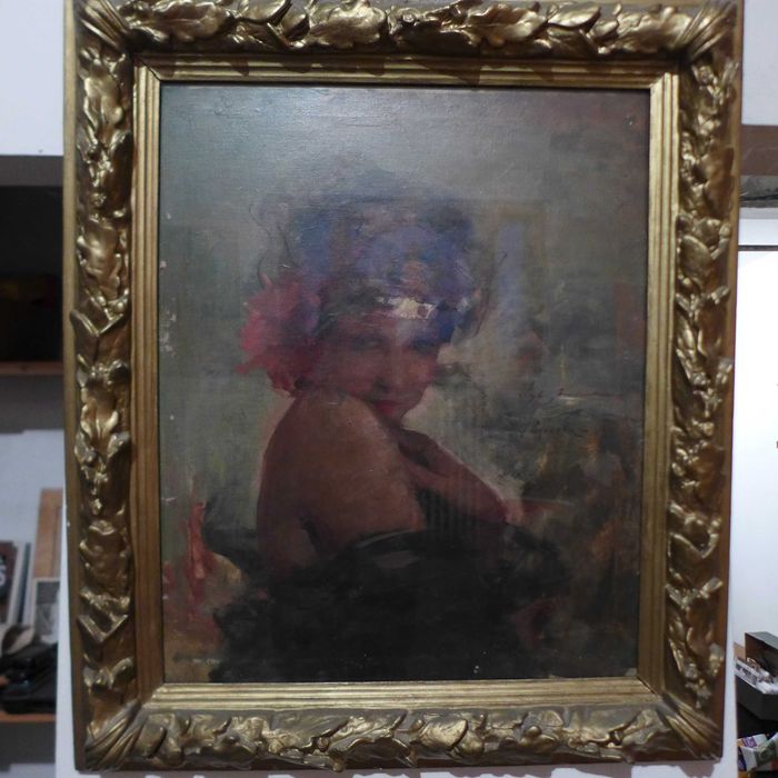 Bertalan Vigh (1890 – 1946) Maricska Ulei/Panza 60/50 Scoala Baia Mare