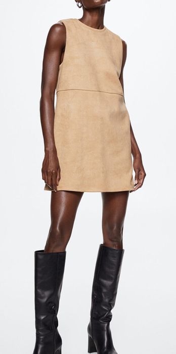 Rochie scurta bej matimea S noua