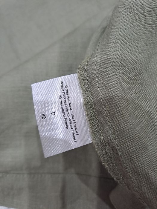 Дамаска ленена риза състояние седефени копчета  CHRISTIAN BERG