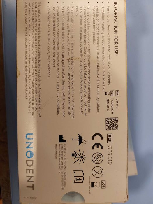 Test Bowie Dick EuroTest pentru autoclav STERLAB