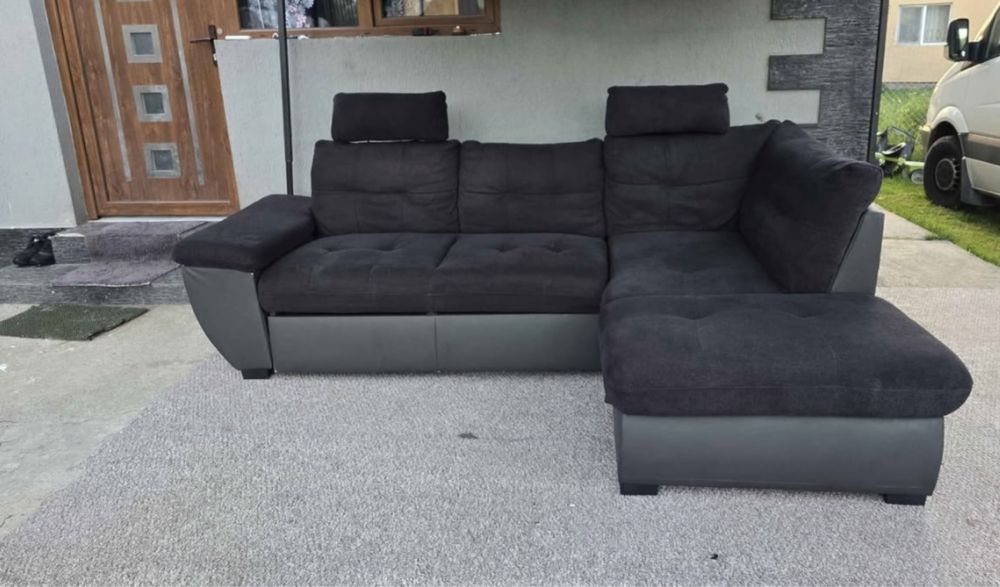Canapea tip L Karl extensibila