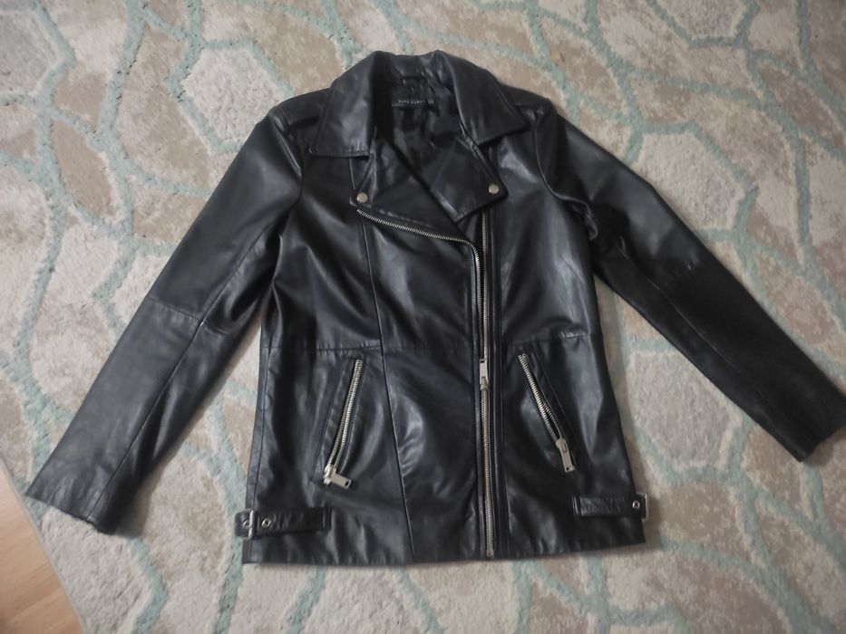 Косуха Zara из натуральной овечьей кожи