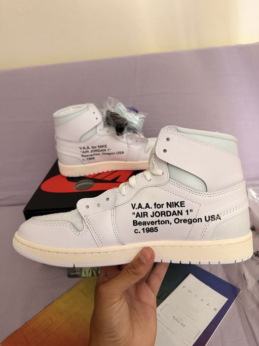 Jordan 1 off white alaska