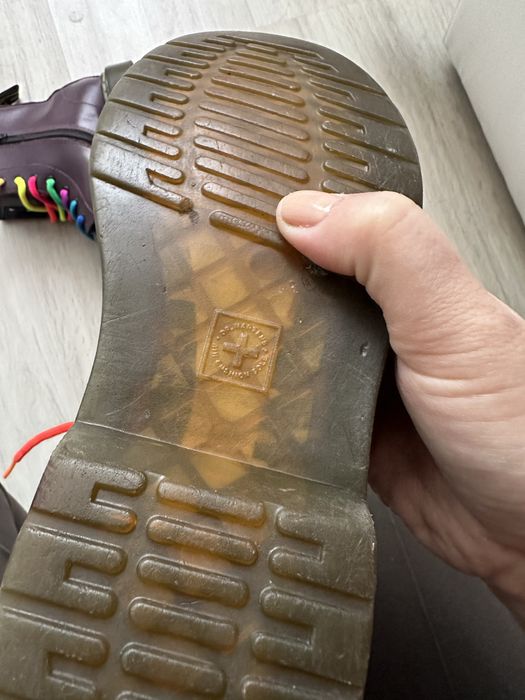 Bocanci piele naturala Dr Martens,copii