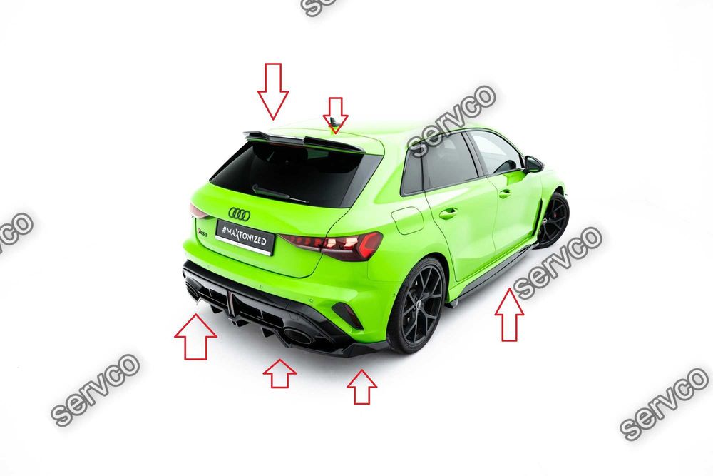 Pachet Body kit tuning Audi RS3 Sportback 8Y 2024- v17 - Maxton Design