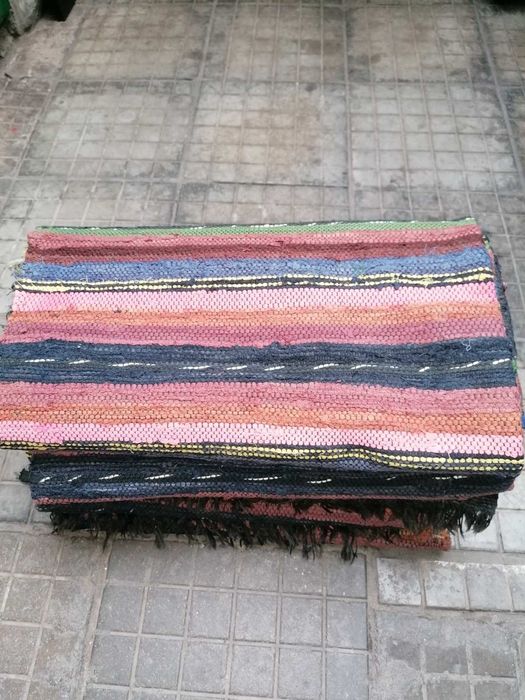 Ръчно тъкани  черги два броя