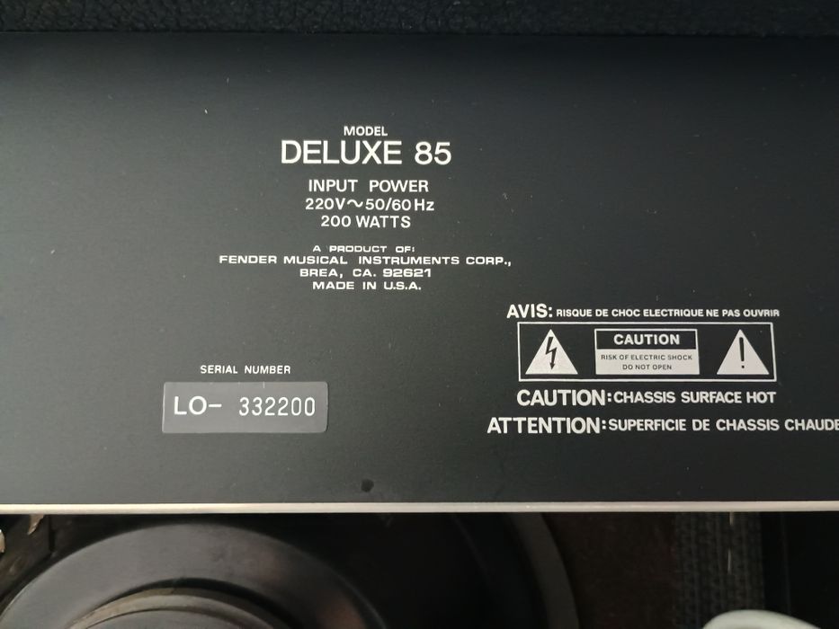 Amplificator chitara Fender Delux 85
