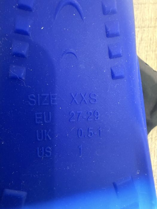 Детские ласты размер 27-29