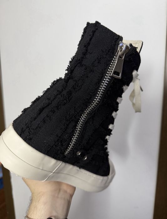 Rick Owens Slashed Black