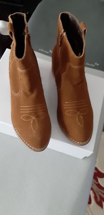 Ghete dama,piele intoarsa naturala,Germania 38