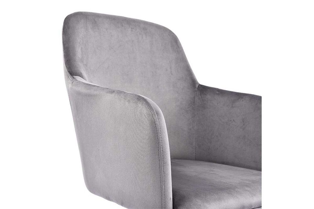 Офис стол Puzzle-home Xever, 2 цвята, Кадифе, 55х54х80см.