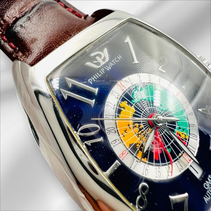 Philip Watch Wales GMT Automatic – Swiss Made стилен мъжки часовник