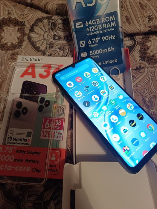 Продам zte black a36