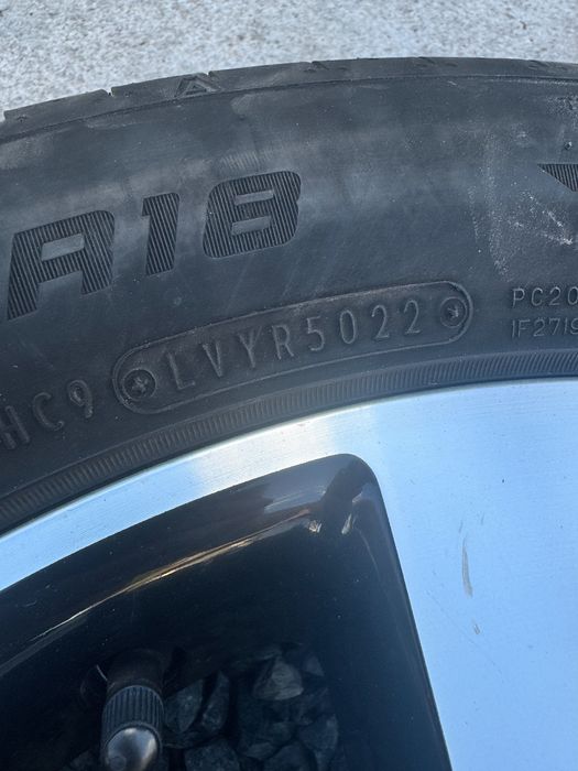 Jante originale Nissan Qashqai J10 R18 + anvelope vară Falken 215/55 R18 DOT 2022, 80% profil