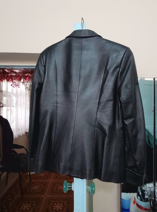 Пиджак кожаный,  женский. Размер 46- 48