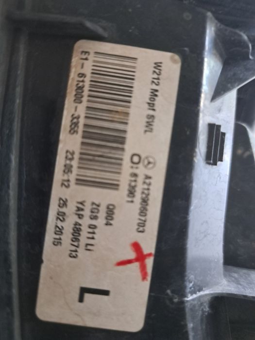 Лед стопове мерцедес 212 феис