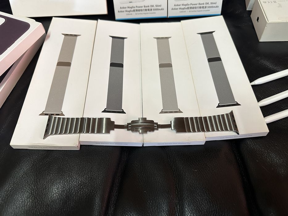 Link Bracelet Slate 46mm Milanese Anker MagGo Trackpad Transp. Gratuit