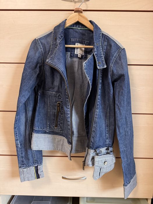 jachetă de blugi pentru femei, stil biker de la Motor