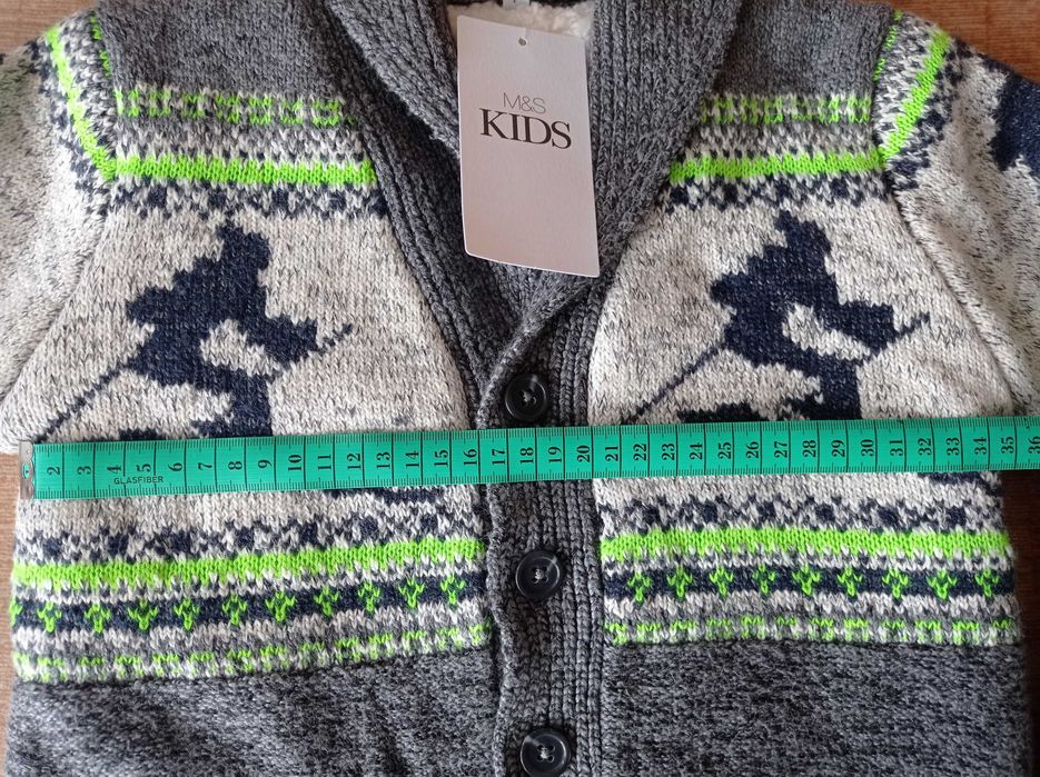 Чисто нова с етикет - детска жилетка Marks and Spencer - 116 см/4-5 г.