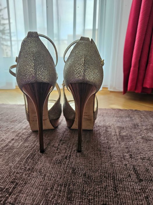 Оригинални Jimmy Choo сандали⁶ на ток – размер 37.5