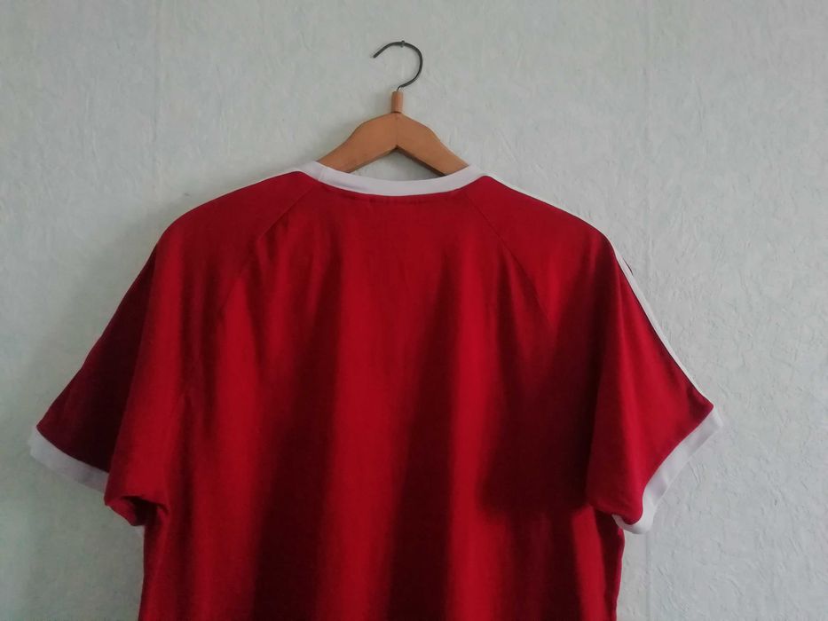 Adidas Originals 3 Stripes California Red XL оригинална тениска памук