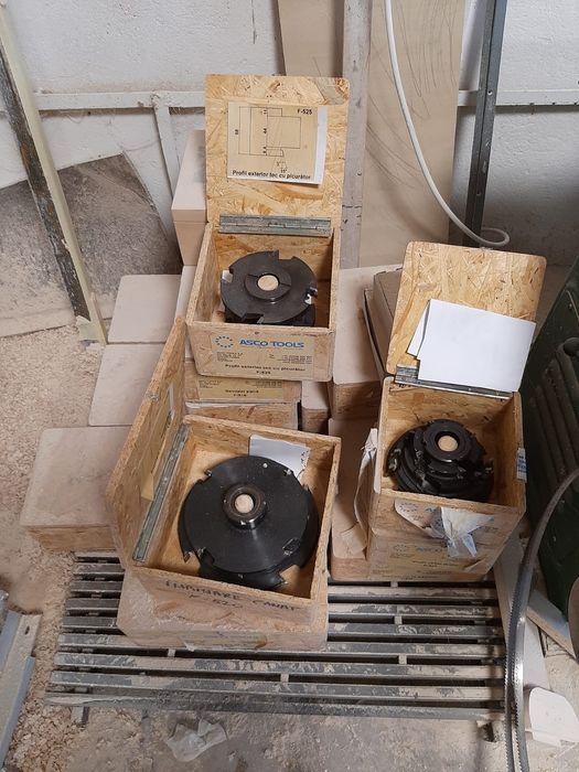 Freze tamplarie lemn cu geam termopan profil 68 mm