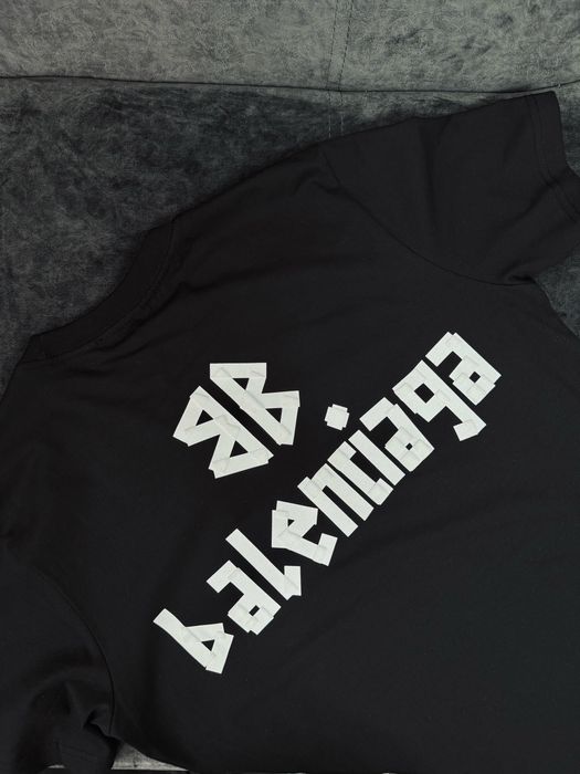 Топ Balen*iaga тениска черна