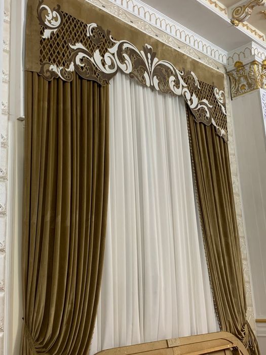 Продаются шторы в комплекте бархат