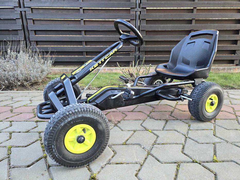 2 x cart / kart Kettler pt copii 5-10ani - Kettcar Barcelona Air Verde