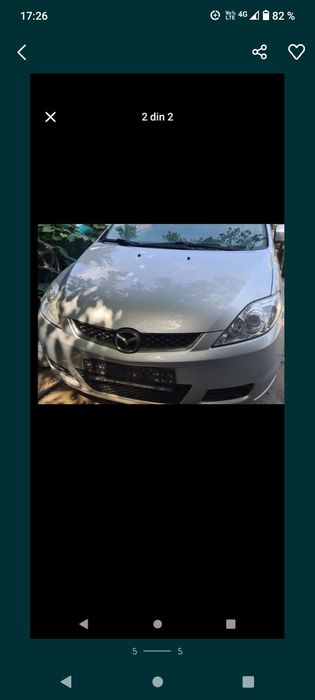 Capota motor Mazda 5 an 2006-1.8 benzina