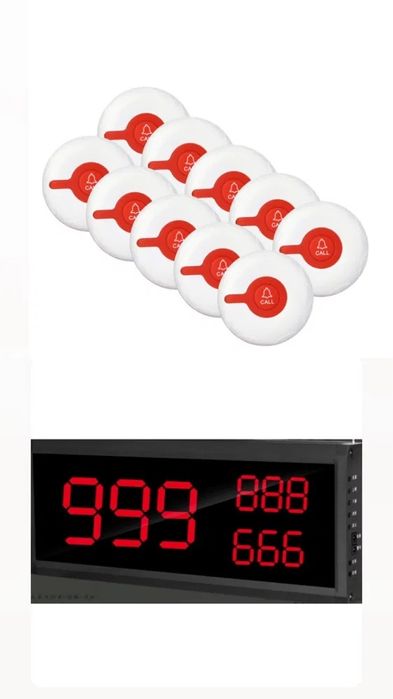 Беспроводная система табло вызова персонала, звонок табло офицанта