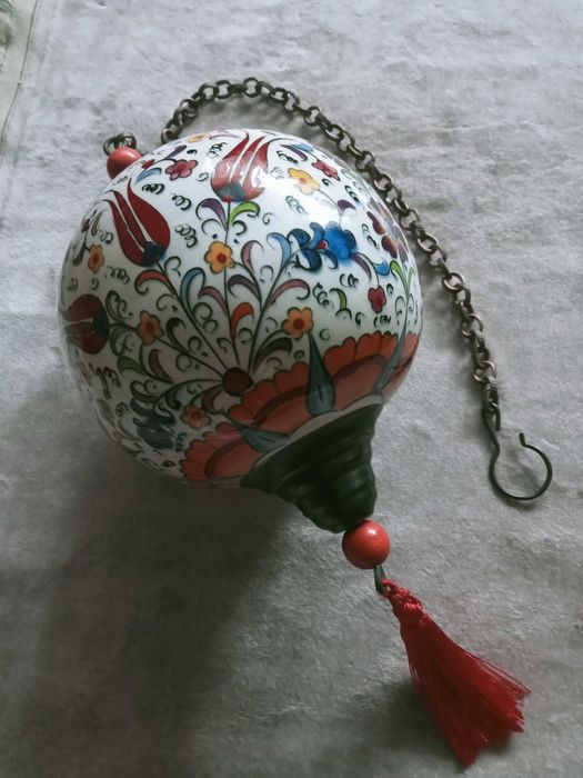 Sferă porțelan, pictată manual