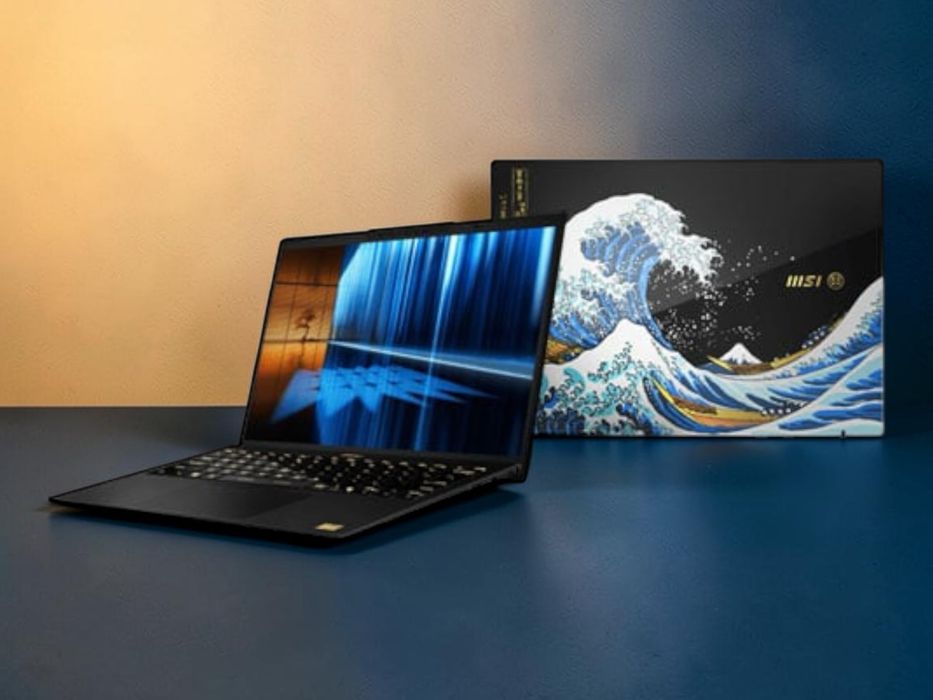 ЧИСТО НОВ! MSI Prestige 13 AI+ Ukiyoe Edition A2VMG 2.8K OLED Ultra 9 288V 32GB LPDDR5x 1TB SSD 2г. Гаранция! Ултрабук