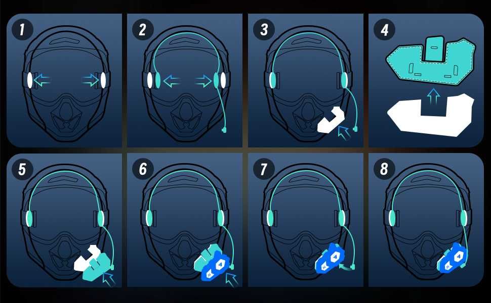 Bluetooth слушалка за мотоциклетна каска WNJACO Y20