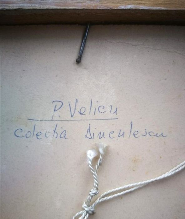 tablou Petre Velicu 1988 (colecția Dinculescu)