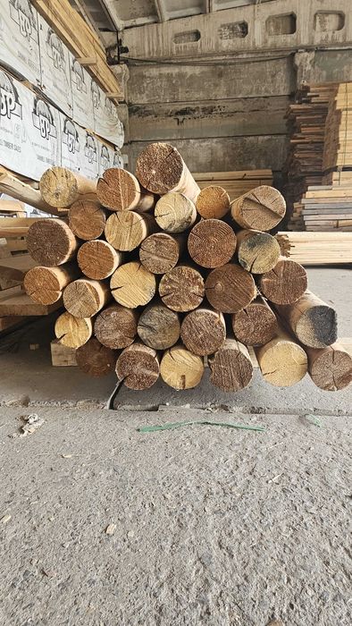 Стойка деревянная (круглая)