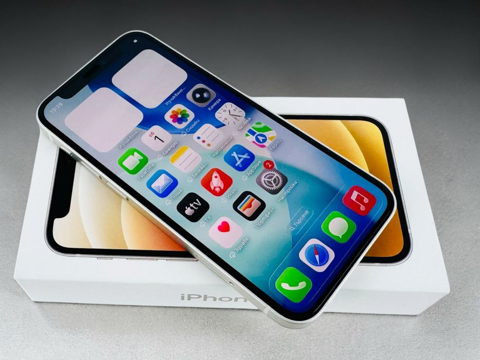 Apple iPhone 12 mini 256GB White 100% Батерия! Гаранция!