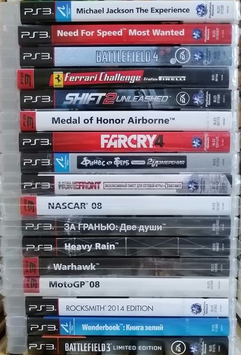 Диски для PlayStation 3.