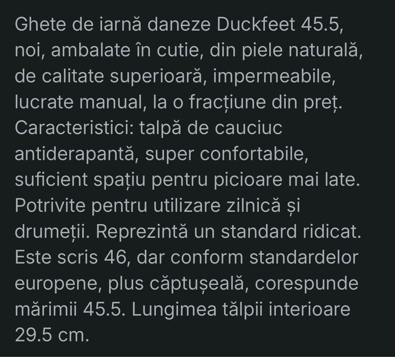 Cizme duckfeet calitate premium