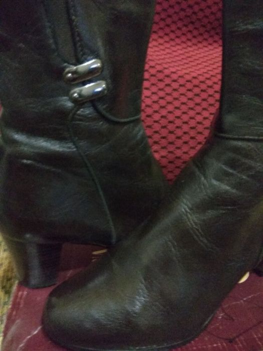 Сапоги кожанные