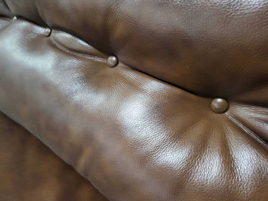 Кафява кожена лежанка - 100 % естествена кожа