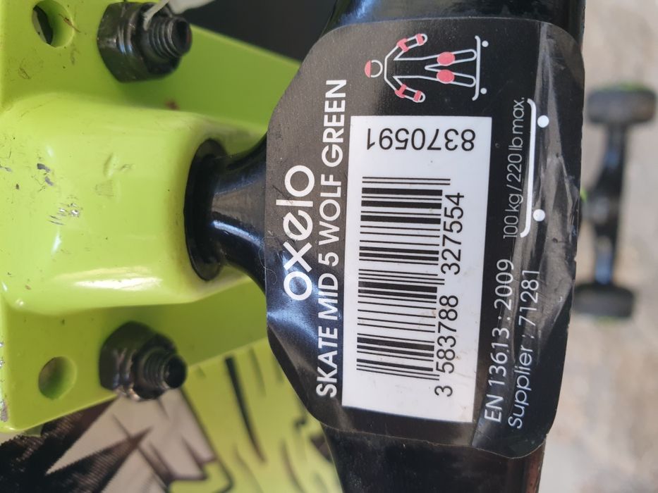 Vand placa skateboard oxelo