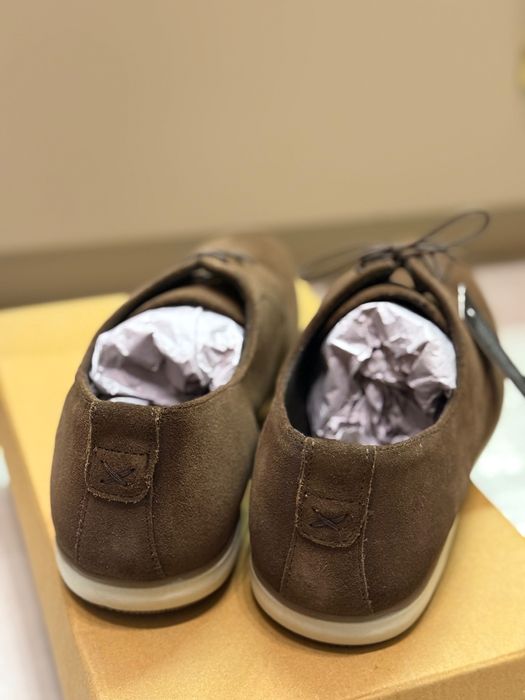 Мъжки кафяви велурени обувки